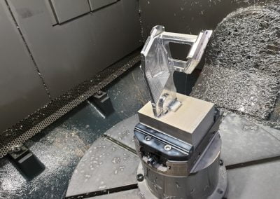 A complex 5 axis Aluminium part